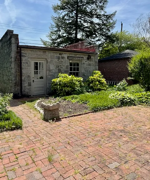 Garage and rear exterior