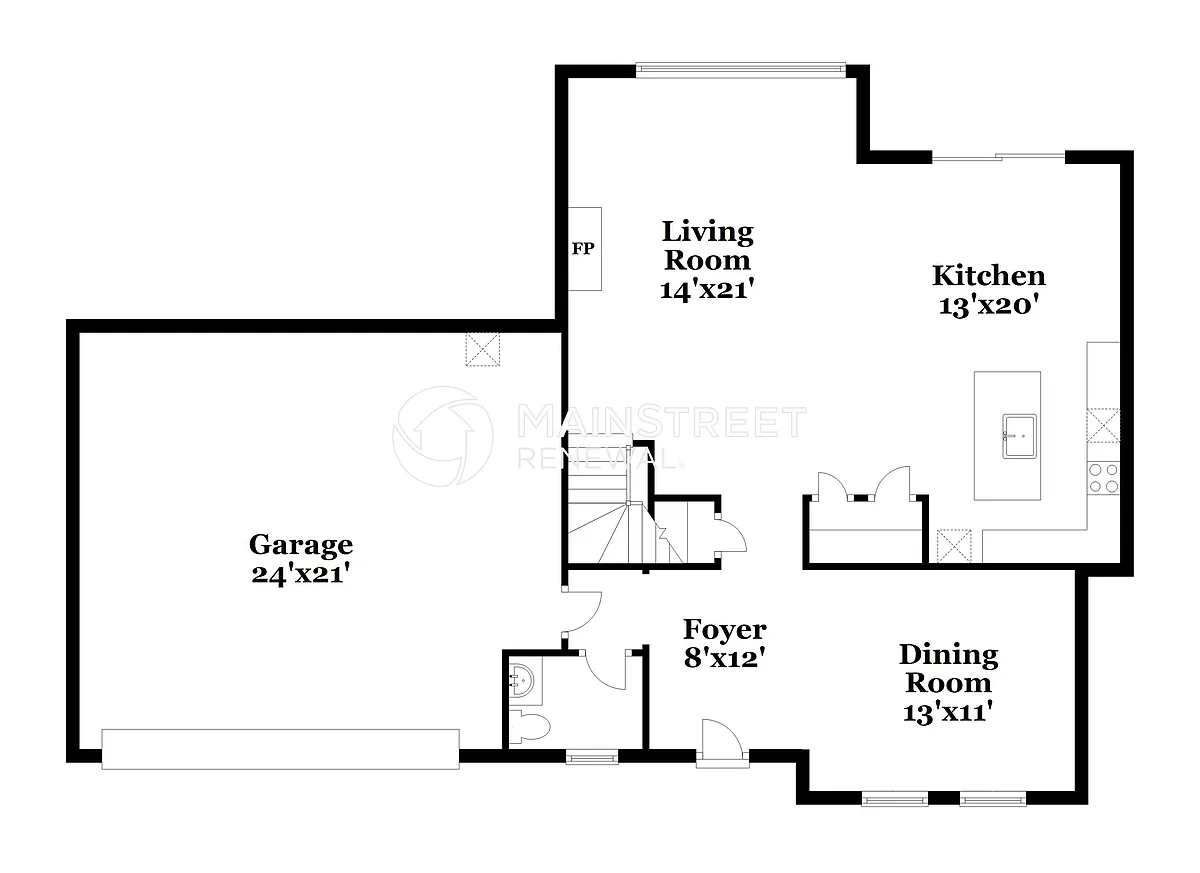 Floor Plan - 6104 The Meadows Ln