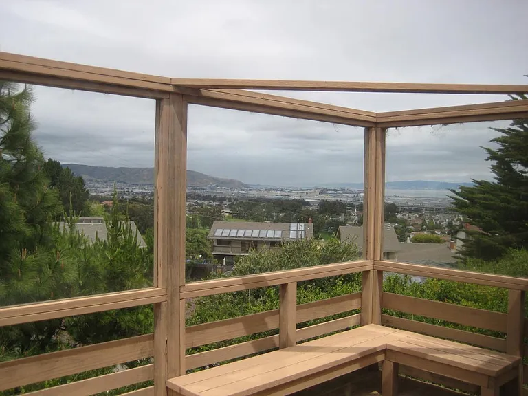 Deck with Bay views