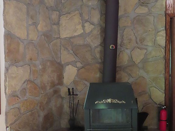 Wood burner in great room