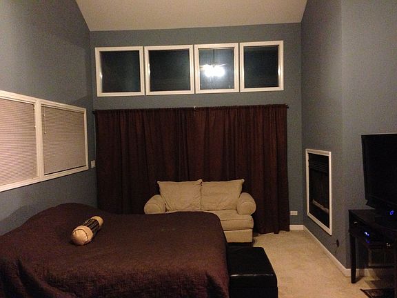 Master Bed with Fireplace