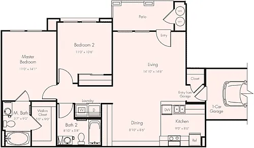 Floor plan 2AD 1
