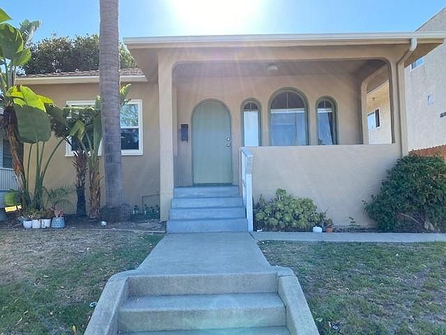 Front entrance and yard