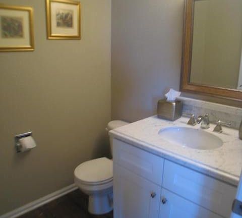 Main level Powder room