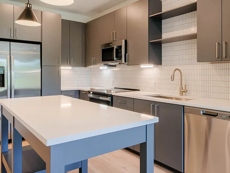 Kitchen with Stainless Steel Appliances