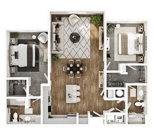 Floor plan Borghese