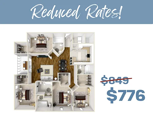 Floor plan 4/4 Upgrade