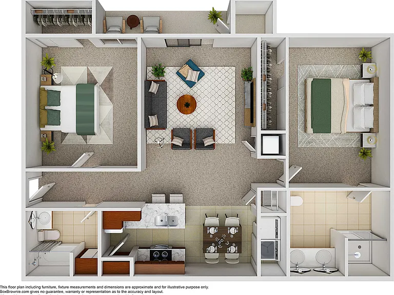 2 bedroom 2 bedroom