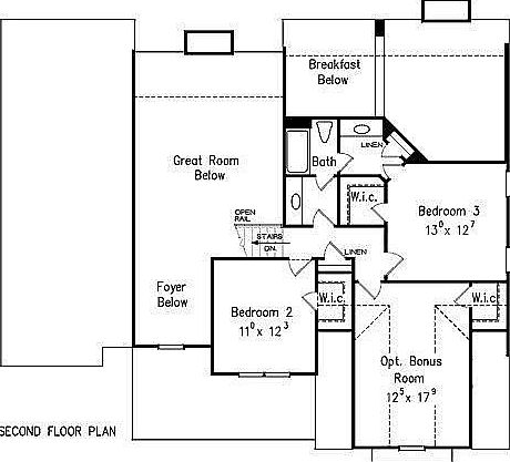 Second Floor Floor plan