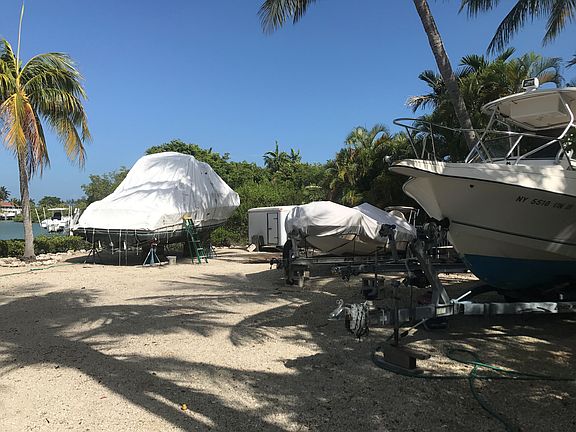 Boat storage area