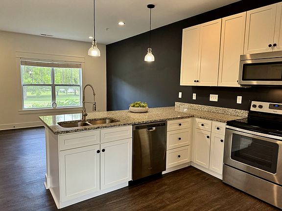 Downstairs kitchen and living area