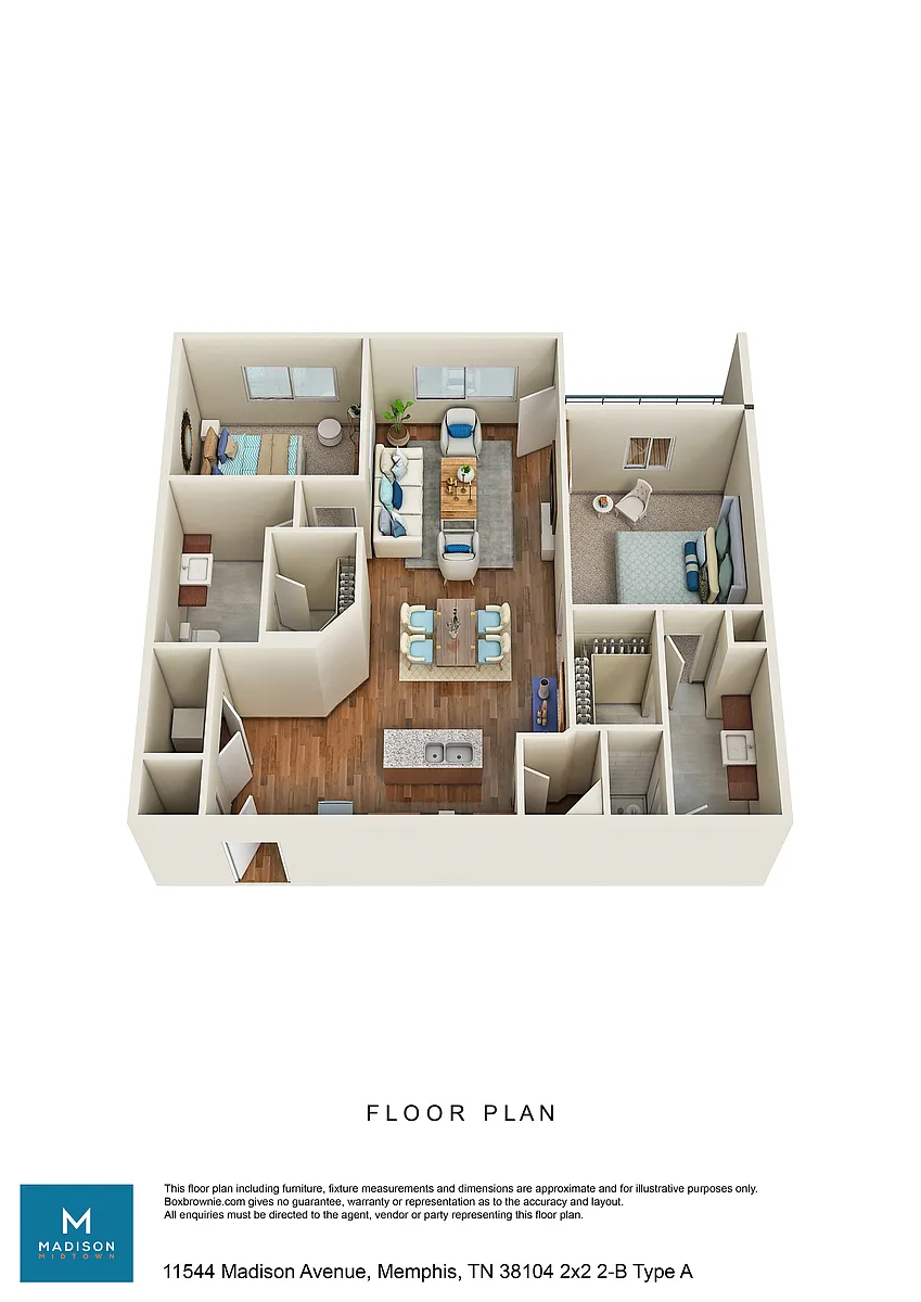 Floor plan 2X2