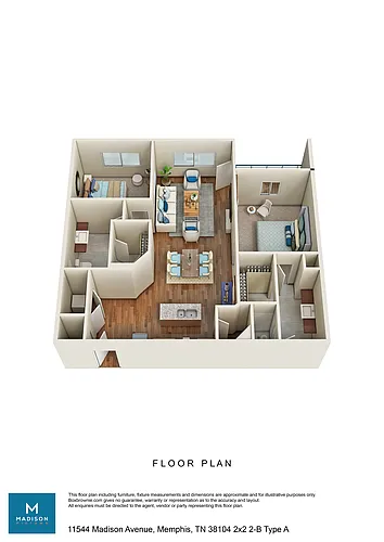 Floor plan 2X2