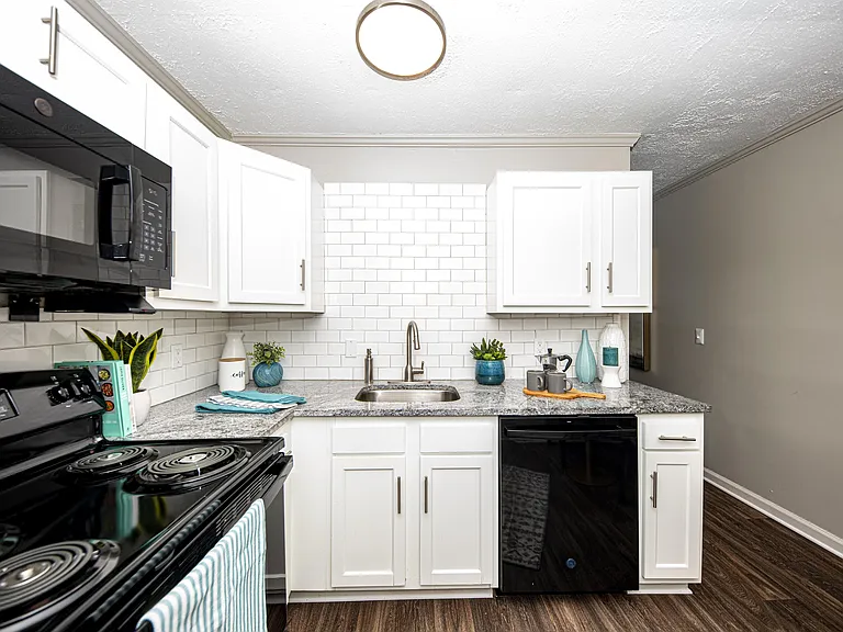 Backsplash + Granite Counters