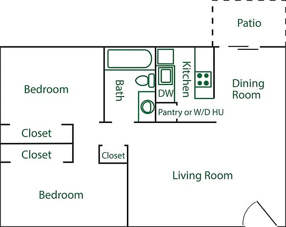 #245 VILLAGE GREEN APTS — Photo 2