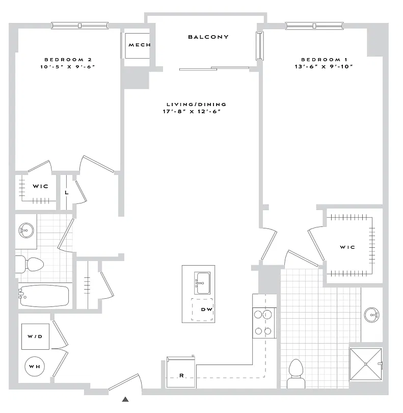 Floor plan B2-B07