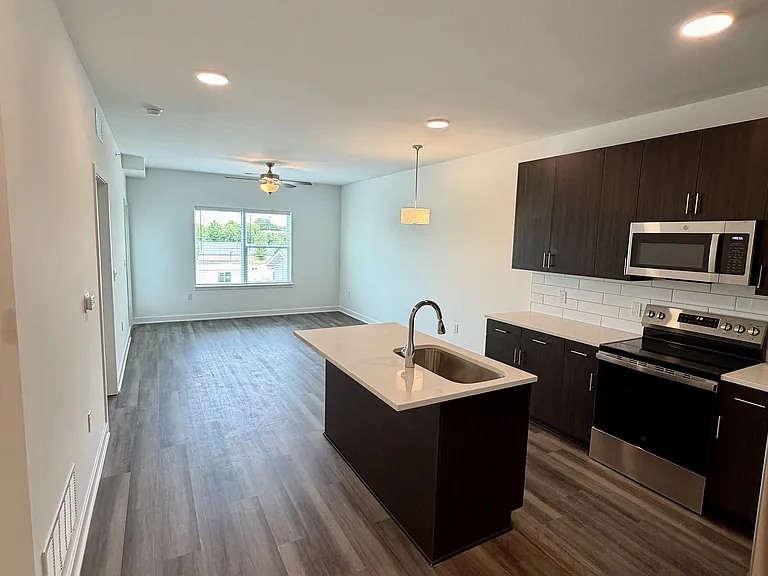 Kitchen and Living Room