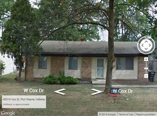 416 W Cox Dr, Fort Wayne, IN 46807