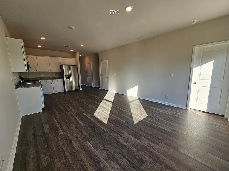 Living room, dining, kitchen area