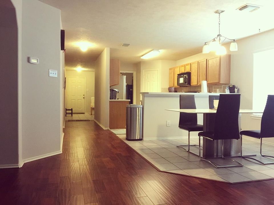 kitchen and dining area