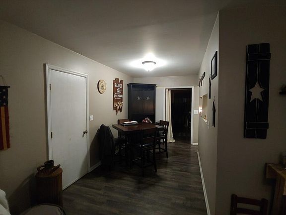 Dining area that leads to addition
