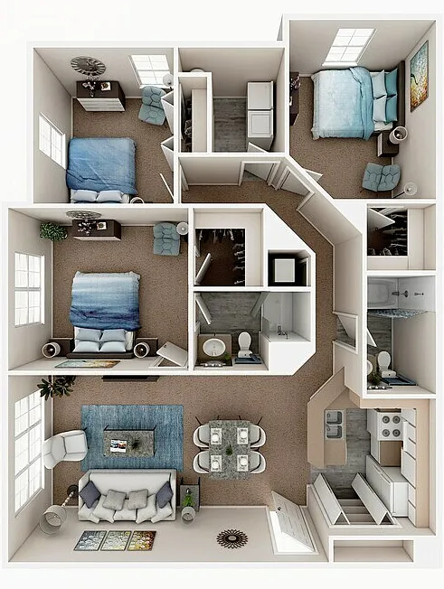 Floor plan 3 Bedroom