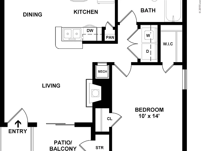 1x1 Large Upgrade: Beds - 1: Baths - 1: SqFt Range - 760 to 760