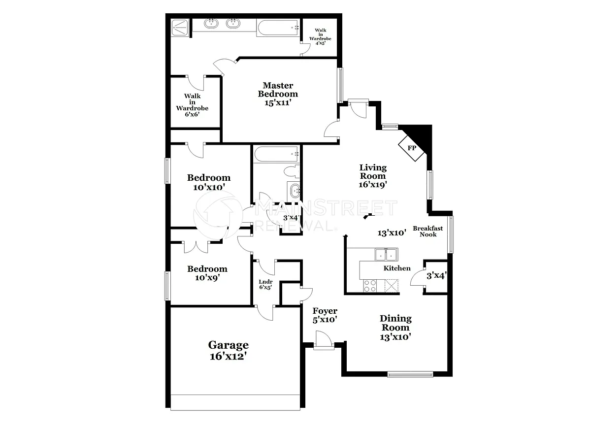 Floor Plan - 8724 Limestone Dr