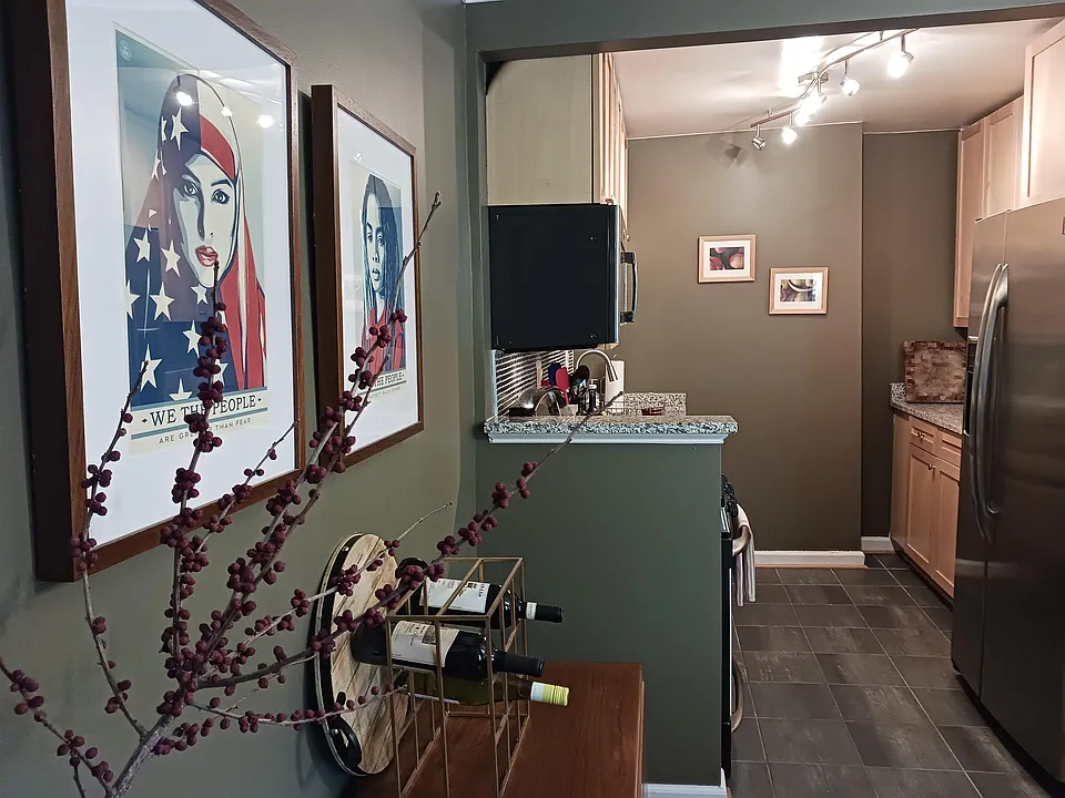 entrance to kitchen