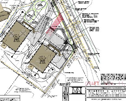 subdivision with house footp