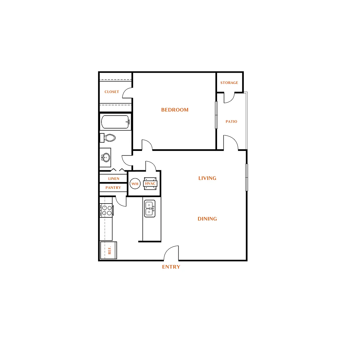 Floor plan A1 Modern
