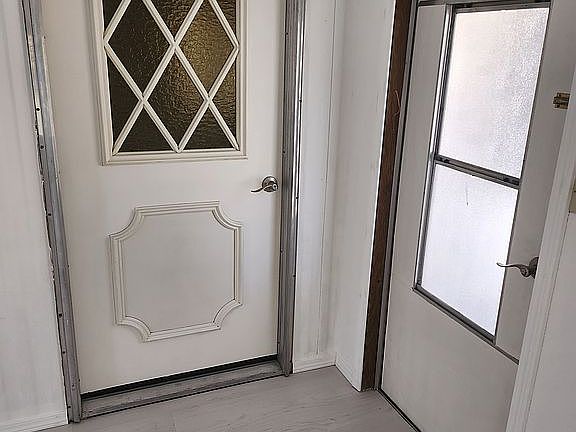 Doors to added room and home