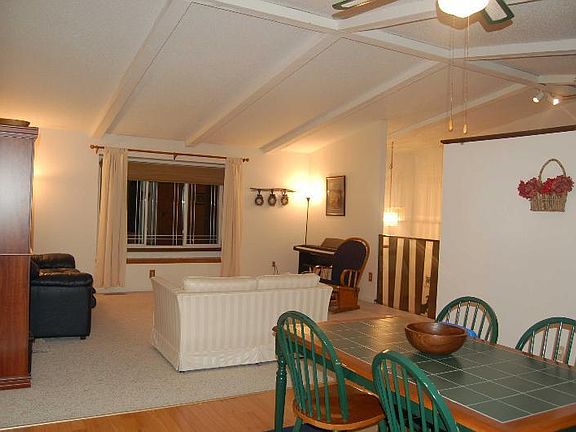 Dining room and living room