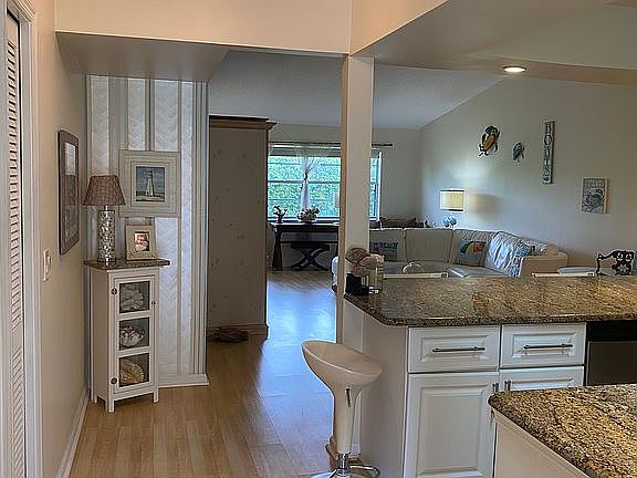 View walking in from entry 