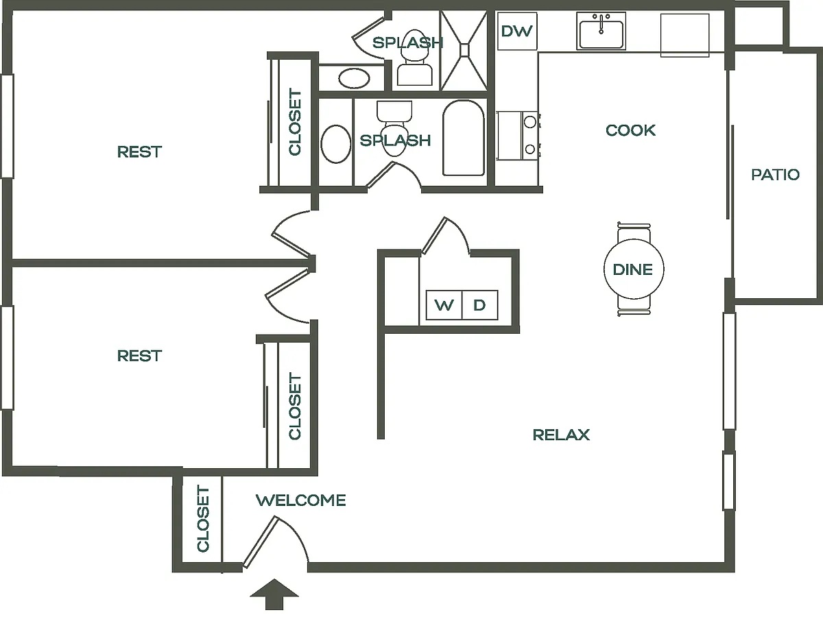 Floor plan The Aspen