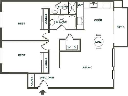 Floor plan The Aspen