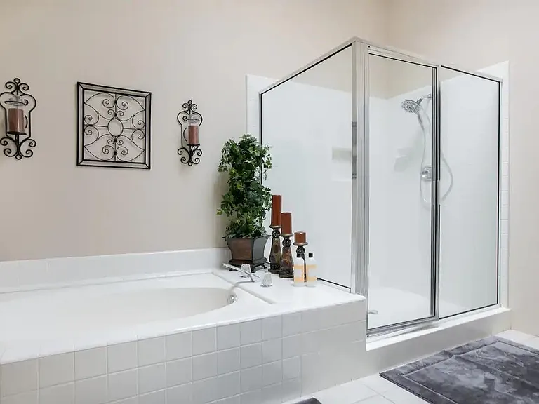 Main spacious shower