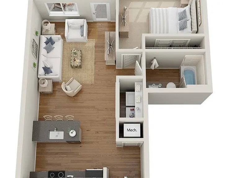 One Bedroom - A1 One Bedroom - A1