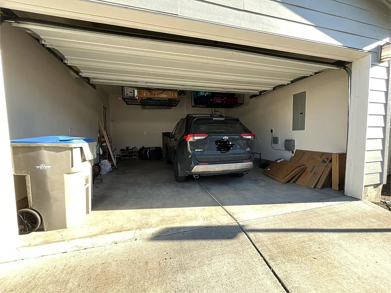 2-Car Garage with overhead storage
