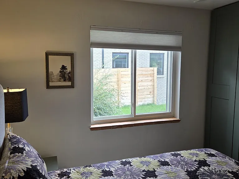 Large window for good light.