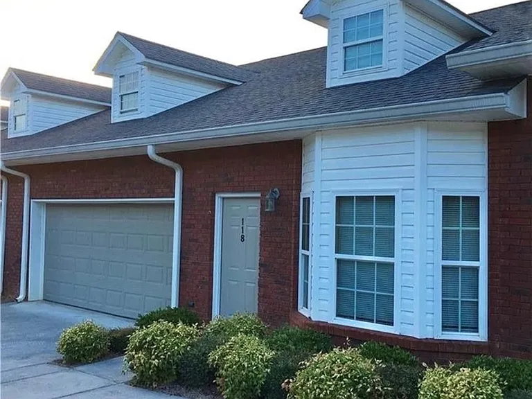 Front of the house, two car garages