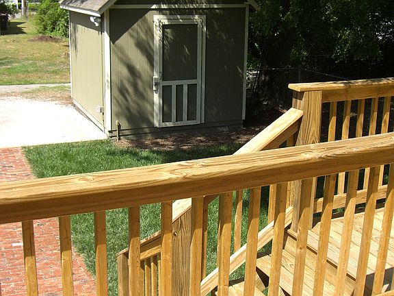 Deck and Storage Shed