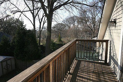 View from Upstairs Balcony