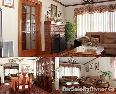 Living Room w/ fire place 17x14
Dining room 12x13