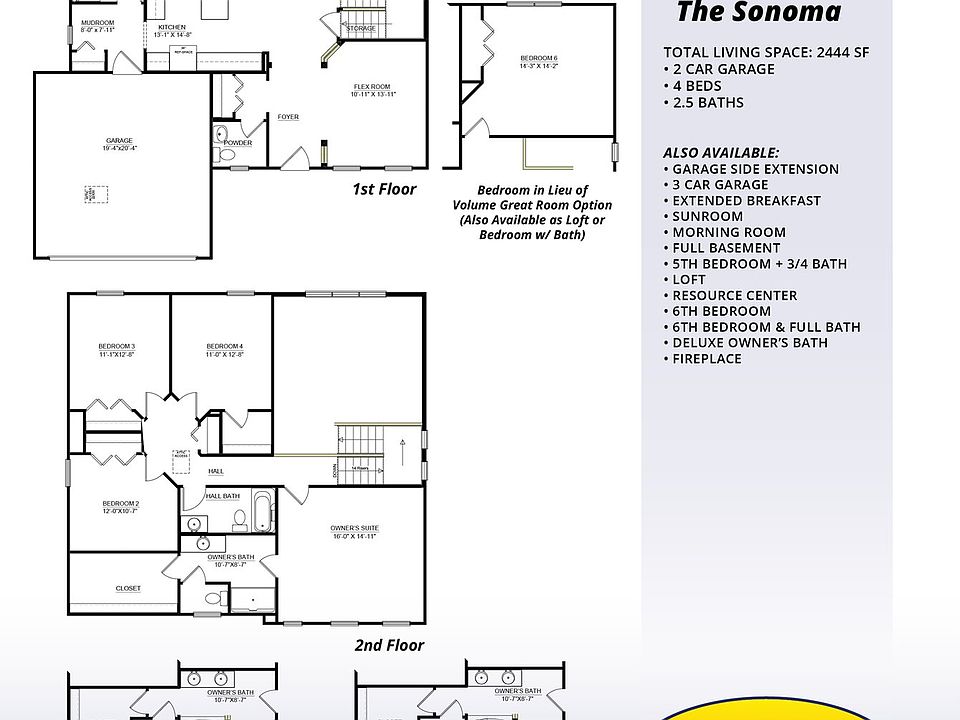 Olthof Homes presents the Somoma.  This home boasts 2444 sf of living space.  Private Owner's Suite,