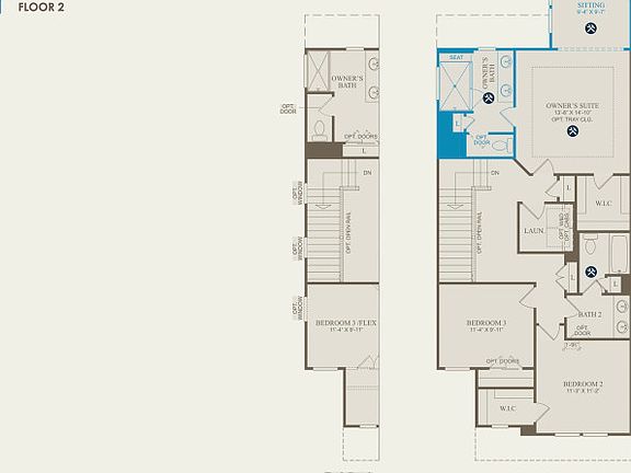 Ashton Floor Plan, Quick Move-In Home, Floor 2