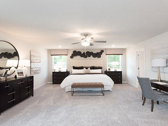 Taylorsville floorplan modeled at Union Grove in Braselton, GA.