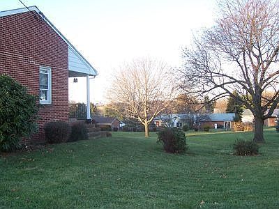 View past the back porch