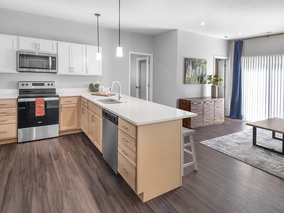 Kitchen 2 Bedroom Apartment