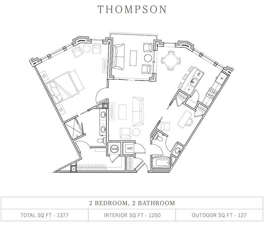 Floor plan Thompson
